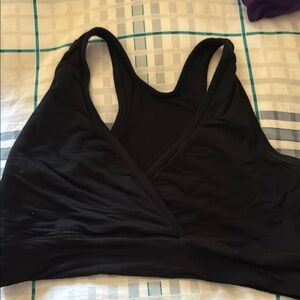 Kindred Bravely Crossover Nursing Bra- Black Size XL
